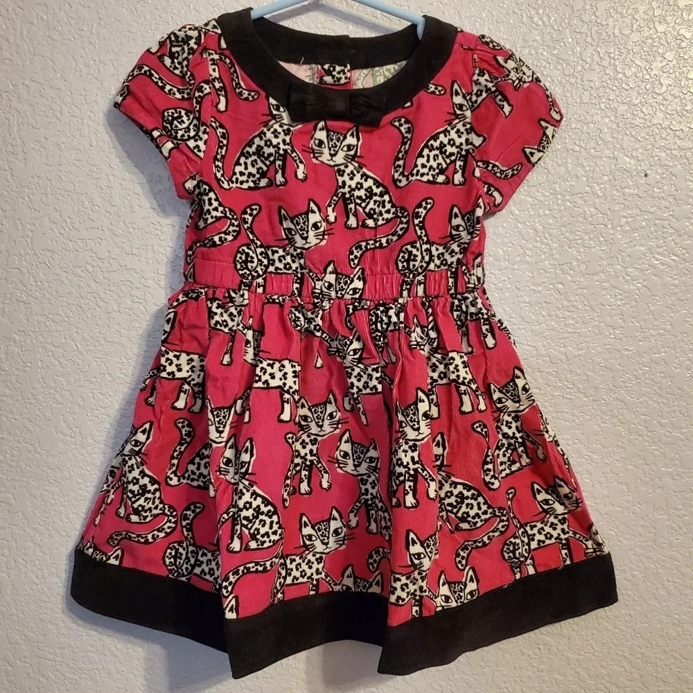 NWT Gymboree Toddler Girl Leopard Cat Dress 2T